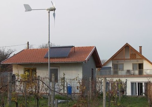 zonnecollector windmolen