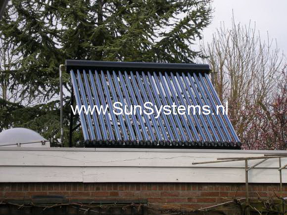 vlakke plaat zonnecollector luigjes